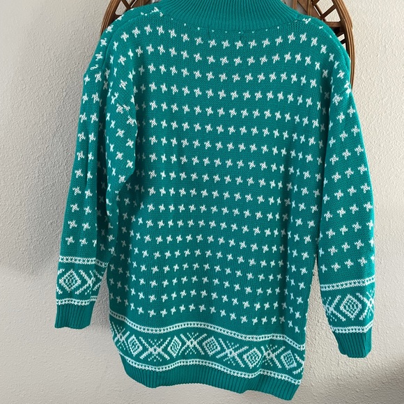 - Venezia vintage green Christmas sweater - Picture 6 of 6